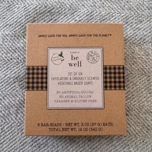 Simply Be Well Set of Six Vegetable Based Soaps